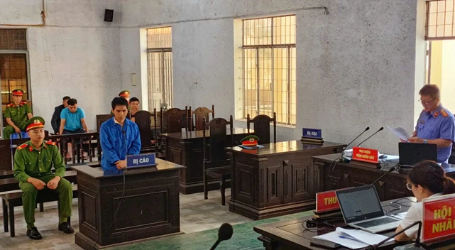 Bị cáo Y Thinh Niê tại phiên tòa. (Ảnh: PA)
