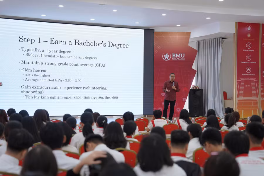 Bác sĩ Dương Vũ Hớn trao đổi chuỗi chuyên đề chuyên sâu về nhãn khoa.