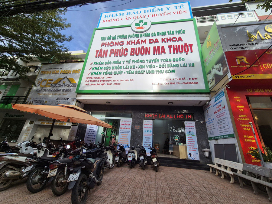 Phòng khám đa khoa Tân Phúc Buôn Ma Thuột.