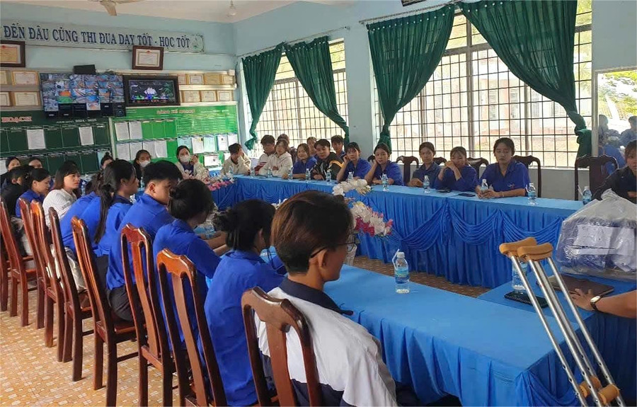Mọi phương án bảo đảm an toàn được quán triệt đến các đội hình tiếp sức mùa thi tại Đắk Lắk. (Ảnh: TT) 3-ea-sup.jpg