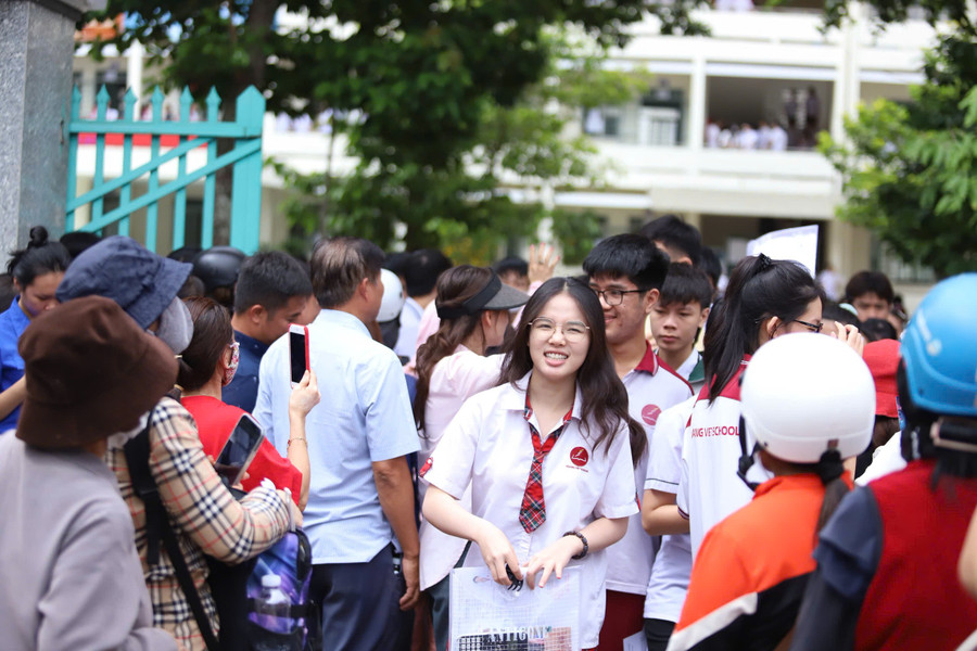 Học sinh tỉnh Đắk Lắk (cũ) hoàn thành Kỳ thi tốt nghiệp THPT năm 2025. (Ảnh: TT)