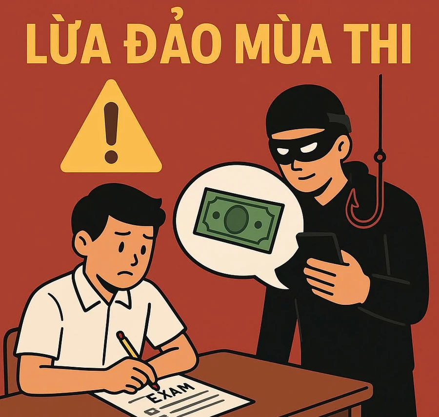 Cảnh báo lừa đảo mùa thi.