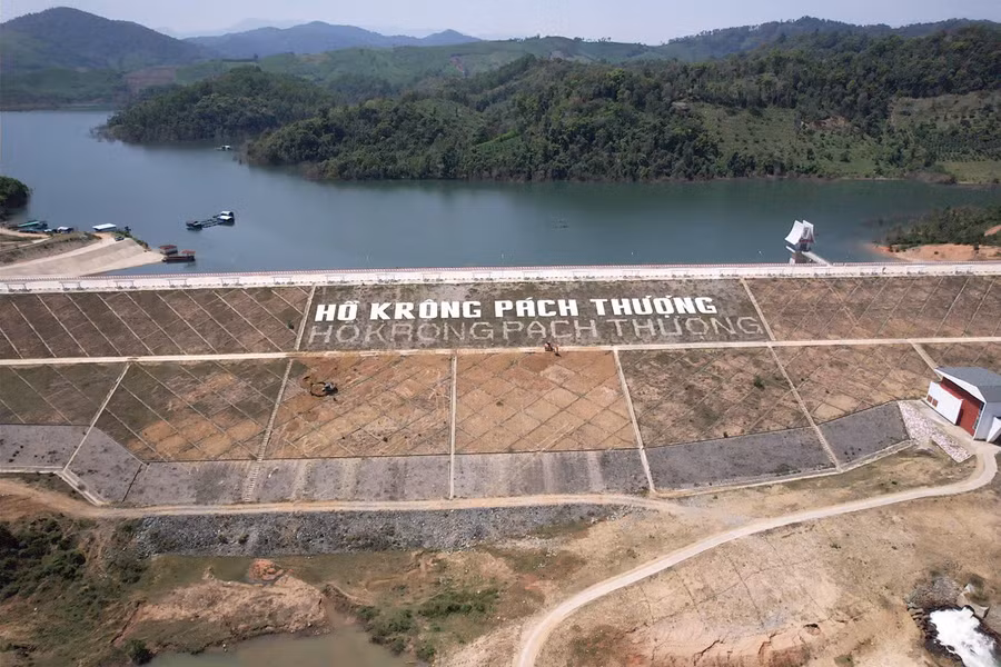 Dự án Thủy lợi Krông Pách Thượng (Đắk Lắk) đặt ra nhiều kỳ vọng cho phát triển bền vững. (Ảnh: TT).