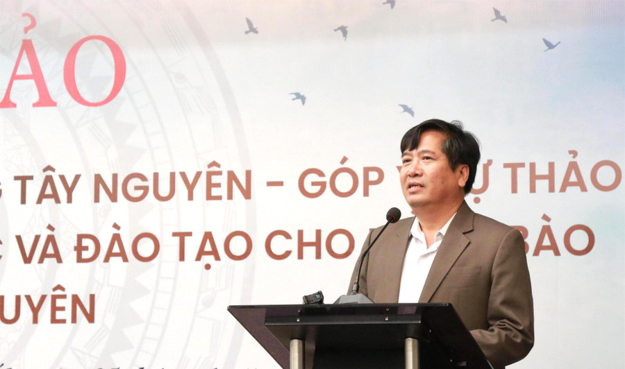 Ông Trần Bá Công - Phó Giám đốc Sở GD&ĐT Gia Lai. (Ảnh: Thành Tâm)