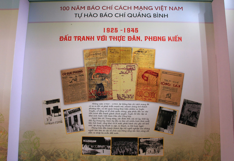 Không gian trưng bày về hành trình hình thành và phát triển của Báo chí Cách mạng Việt Nam. 3-4384.jpg