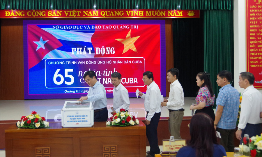 Tính đến chiều nay, toàn Ngành Giáo dục Quảng Trị đã ủng hộ nhân dân Cuba được hơn 600 triệu đồng. 6.jpg