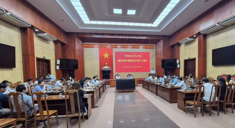 Tỉnh Quảng Trị tổ chức họp báo định kỳ quý I/2026 với nhiều thông tin quan trọng.