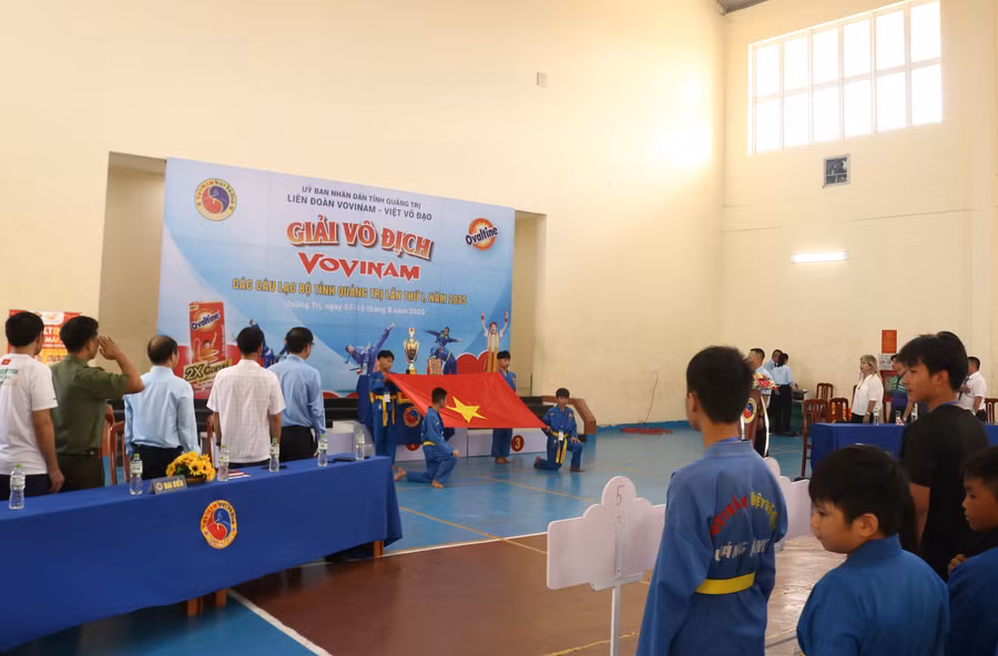 Lễ khai mạc Giải vô địch Vovinam các câu lạc bộ tỉnh Quảng Trị lần 1, năm 2025.