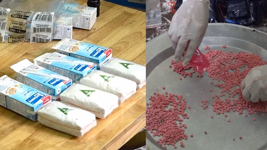 Quá trình đấu tranh chuyên án đã thu giữ được 29.600 viên ma túy tổng hợp dạng hồng phiến.