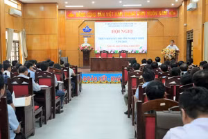 Nghệ An tổ chức Hội nghị triển khai Kỳ thi tốt nghiệp THPT năm 2025. Ảnh: Hồ Lài