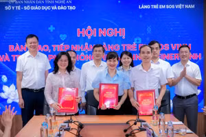 Tỉnh Nghệ An chính thức tiếp nhận, quản lý toàn diện Làng trẻ em SOS Vinh và Trường Phổ thông Hermann Gmeiner Vinh. Ảnh: Hồ Lài
