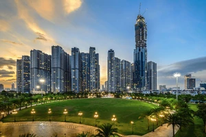 Phối cảnh dự án Vinhomes Central Park (Ảnh: Vingroup).