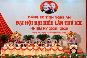 Đại hội đại biểu Đảng bộ tỉnh Nghệ An lần thứ XX, nhiệm kỳ 2025 - 2030.