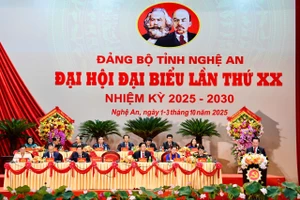 Đại hội đại biểu Đảng bộ tỉnh Nghệ An lần thứ XX, nhiệm kỳ 2025 - 2030.