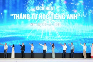 Ngành giáo dục Nghệ An kích hoạt tháng tự học tiếng Anh năm 2025. Ảnh: Hồ Lài