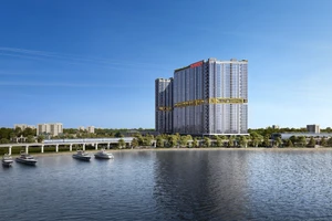 Phối cảnh tổng thể dự án The Gió Riverside với vị thế tiếp giáp sông Đồng Nai