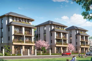 Phối cảnh biệt thự song lập tại Vinhomes Cần Giờ (Ảnh: Vinhomes).