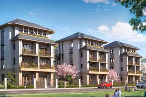 Phối cảnh biệt thự song lập tại Vinhomes Cần Giờ (Ảnh: Vinhomes).