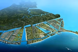 Phối cảnh đại dự án Vinhomes Cần Giờ. (Nguồn: Vinhomes)