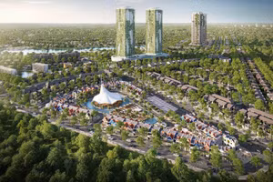 Phối cảnh tổng thể dự án Eco Retreat Long An (Ảnh: Ecopark).