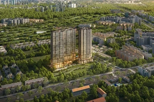 Phối cảnh tổng thể dự án Happy One Mori (Ảnh:Vạn Xuân Group).