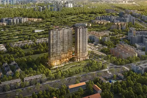 Phối cảnh tổng thể dự án Happy One Mori (Ảnh:Vạn Xuân Group).