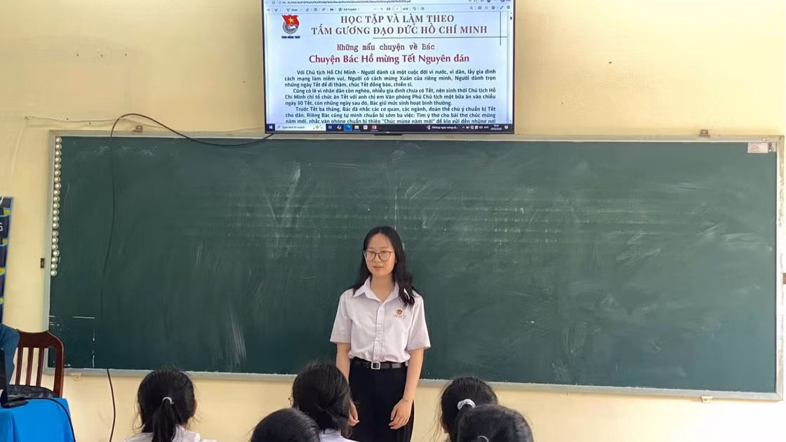 Học sinh Trường THPT Tháp Mười (Đồng Tháp).