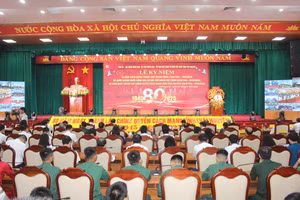 Quang cảnh buổi lễ.