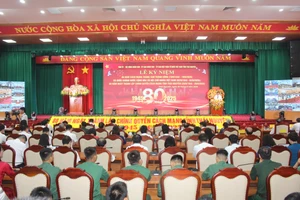Quang cảnh buổi lễ.