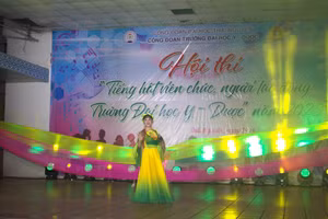 Tiết mục đơn ca đặc sắc tại Hội thi.