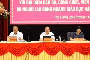 Giải quyết nhiều kiến nghị liên quan đến ngành Giáo dục tại Phú Lương.