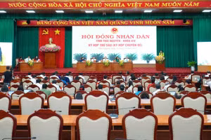 Quang cảnh kỳ họp.