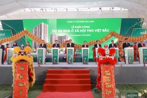 Lễ khởi công dự án nhà ở xã hội TNG Việt Bắc.