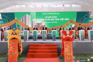Lễ khởi công dự án nhà ở xã hội TNG Việt Bắc.