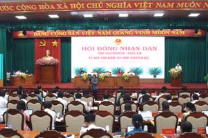 Quang cảnh kỳ họp.