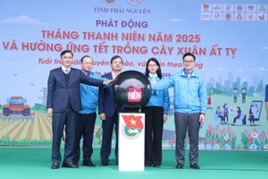 Các đại biểu phát động tháng thanh niên năm 2025.