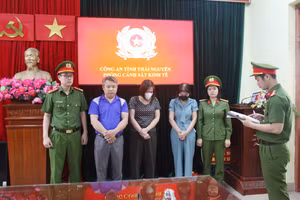 Công an tỉnh Thái Nguyên khởi tố vụ án, bắt tạm giam 3 bị can.