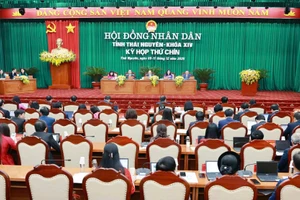 HĐND tỉnh Thái Nguyên khoá XIV tổ chức Kỳ họp thứ 9.