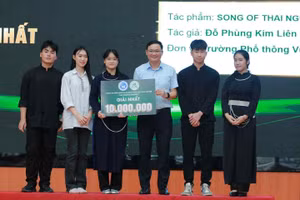 Học sinh Trường PT Vùng Cao Việt Bắc tại cuộc thi Thái Nguyên Amazing.