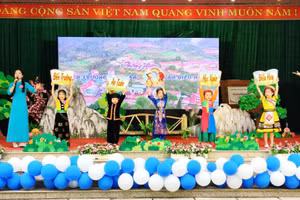 Chương trình đã thu hút sự tham gia của 8 đoàn với 16 giáo viên và 49 trẻ mầm non.