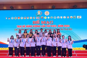 Trường PT Vùng Cao Việt Bắc đoạt 39 huy chương tại Trại hè Hùng Vương năm 2024.