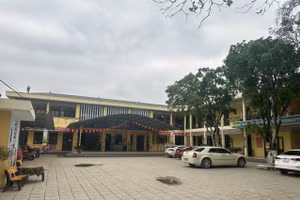 Trường mầm non Hoà Bình, xã Văn Lăng, tỉnh Thái Nguyên.