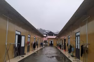 Công trình Nhà ở công vụ Trường THCS & THPT Bình Trung, xã Nghĩa Tá, tỉnh Thái Nguyên.