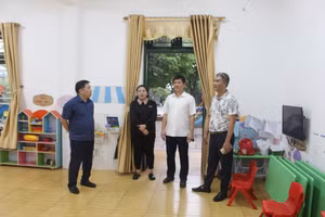 Các trường học trên địa bàn phường Quan Triều sẵn sàng cho năm học mới.