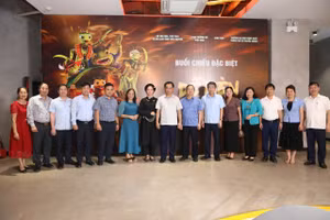 Lãnh đạo tỉnh Thái Nguyên tham gia buổi chiếu đặc biệt phim "Dế mèn: Cuộc phiêu lưu tới xóm Lầy Lội” .