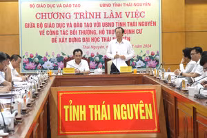 Tỉnh Thái Nguyên cam kết dành quỹ đất sạch, hỗ trợ Đại học Thái Nguyên GPMB.