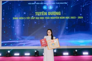 Nguyễn Thị Phượng hiện đang là sinh viên năm thứ 4, Khoa Công nghệ Cơ điện và Điện tử, Trường Đại học Kỹ thuật Công nghiệp (Đại học Thái Nguyên).