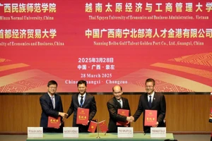 Trường ĐH Kinh tế và QTKD đã ký kết hợp tác với các đối tác ở Nhật Bản, Hàn Quốc, Đức, Đài Loan (Trung Quốc).