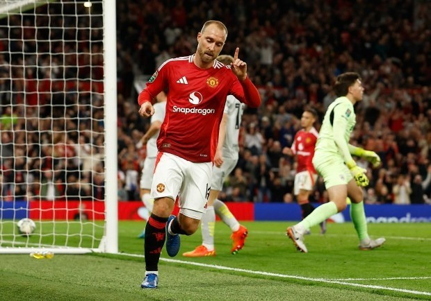 Man Utd vùi dập đội bóng hạng dưới ở Carabao Cup | Báo Giáo dục và Thời đại  Online