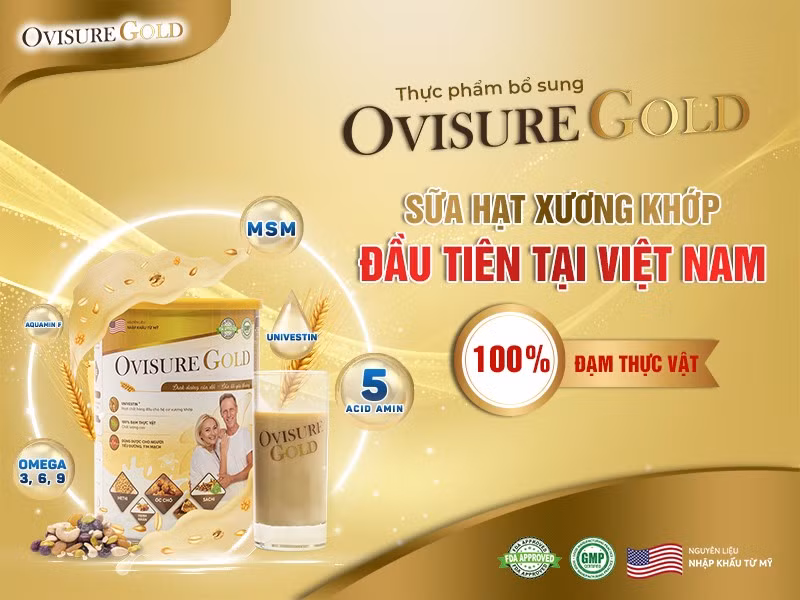 Cảnh báo 'ma trận' quảng cáo công dụng sữa xương khớp Ovisure Gold 